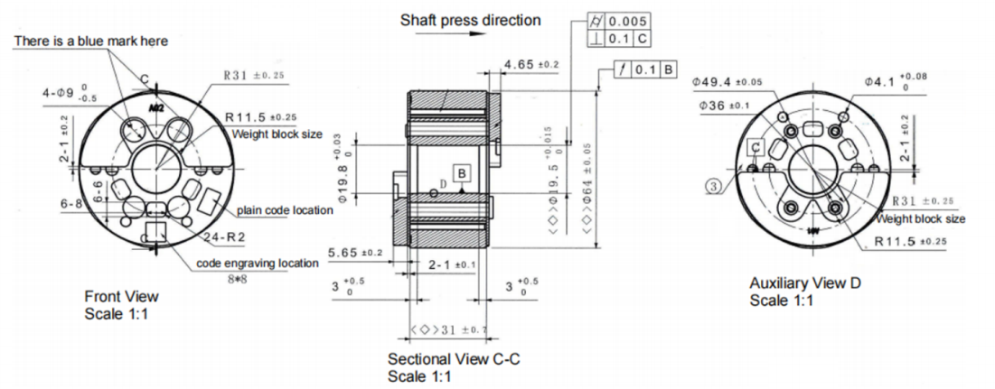 112 ملم 112 د. رسم الدوار المتعرج المركز