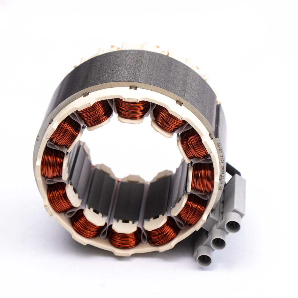 Estator e rotor de enrolamento concentrado de 94–98 mm para compressores el&eacute;tricos e motores de bomba (0-800V)