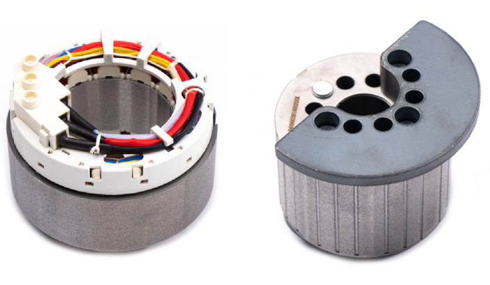 100-112mm concentrated winding stator and rotor